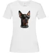 Женская футболка Doberman sunglasses Белый фото