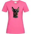 Женская футболка Doberman sunglasses Ярко-розовый фото
