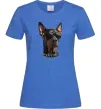 Женская футболка Doberman sunglasses Ярко-синий фото