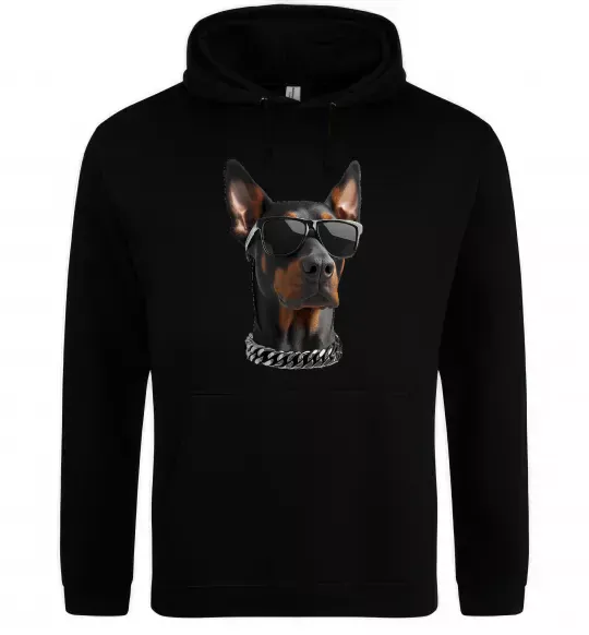Мужская толстовка (худи) Doberman sunglasses Черный фото