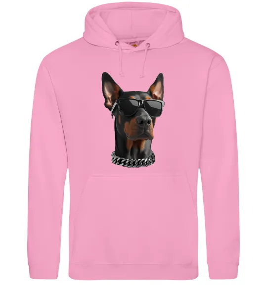 Женская толстовка (худи) Doberman sunglasses Розовый фото