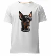 Мужская премиум футболка Doberman sunglasses Белый фото