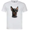 Мужская футболка Doberman sunglasses Белый фото