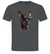 Мужская футболка Doberman sunglasses Графит фото