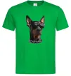 Мужская футболка Doberman sunglasses Зеленый фото