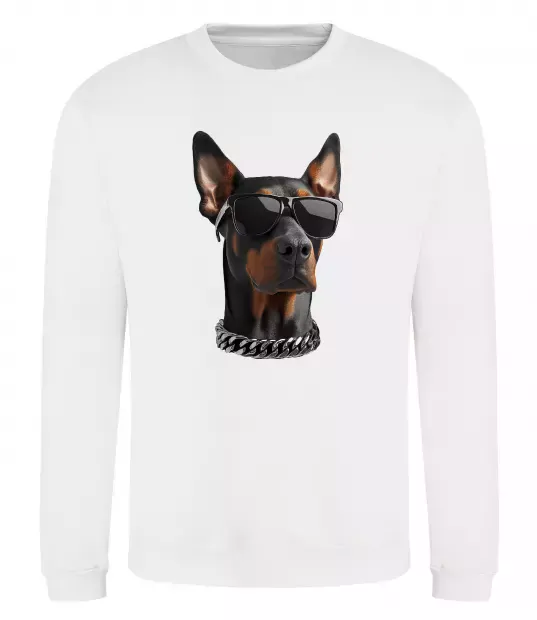 Свитшот Doberman sunglasses Белый фото