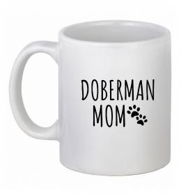 Чашка керамічна Doberman mom