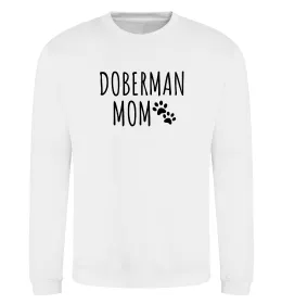 Свитшот Doberman mom Белый фото
