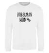 Свитшот Doberman mom Белый фото