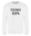 Світшот Doberman mom Білий фото