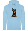 Мужская толстовка (худи) Doberman invincible Голубой фото