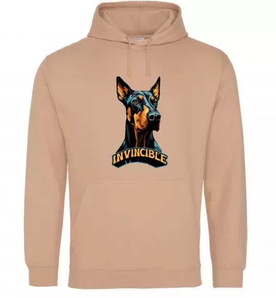 Жіноча толстовка (худі) Doberman invincible Пісочний фото