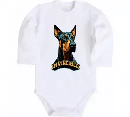 Детский боди Doberman invincible Белый фото