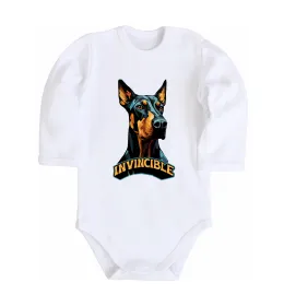 Детский боди Doberman invincible Белый фото