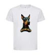 Детская футболка Doberman invincible Белый фото