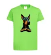 Детская футболка Doberman invincible Лаймовый фото