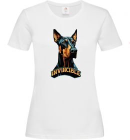 Женская футболка Doberman invincible