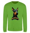Свитшот Doberman invincible Лаймовый фото