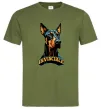 Чоловіча футболка Doberman invincible Оливковий фото