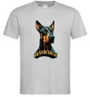 Чоловіча футболка Doberman invincible Сірий фото
