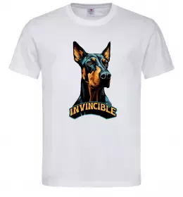 Мужская футболка Doberman invincible Белый фото