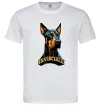 Чоловіча футболка Doberman invincible Білий фото