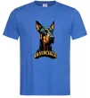 Чоловіча футболка Doberman invincible Яскраво-синій фото