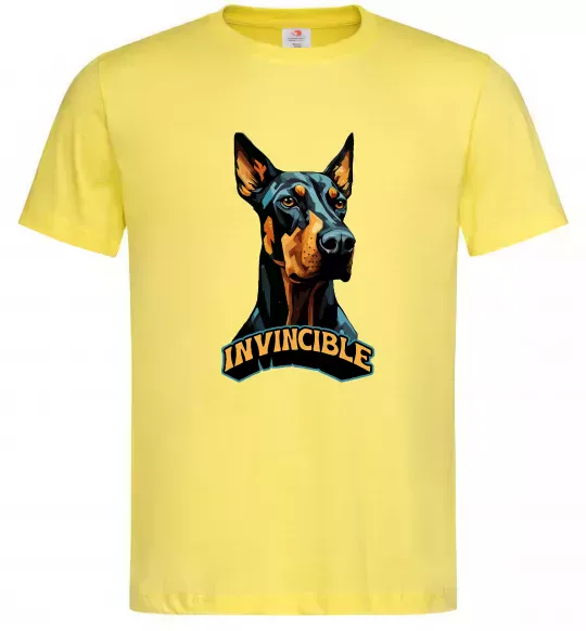 Чоловіча футболка Doberman invincible Лимонний фото
