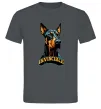 Чоловіча футболка Doberman invincible Графіт фото