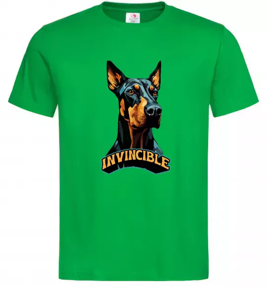 Чоловіча футболка Doberman invincible Зелений фото