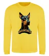 Світшот Doberman invincible Сонячно жовтий фото