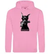 Жіноча толстовка (худі) Doberman with gun Рожевий фото