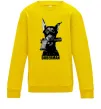 Детский Свитшот Doberman with gun Солнечно желтый фото