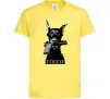 Дитяча футболка Doberman with gun Лимонний Дитяча футболка Doberman with gun Лимонний фото