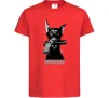 Дитяча футболка Doberman with gun Червоний Дитяча футболка Doberman with gun Червоний фото