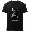 Чоловіча преміум футболка Doberman with gun Чорний фото