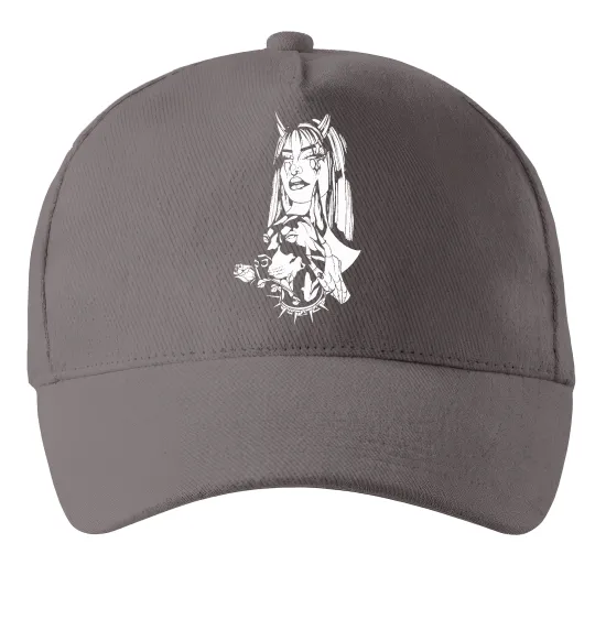 Кепка Doberman girl Серый фото