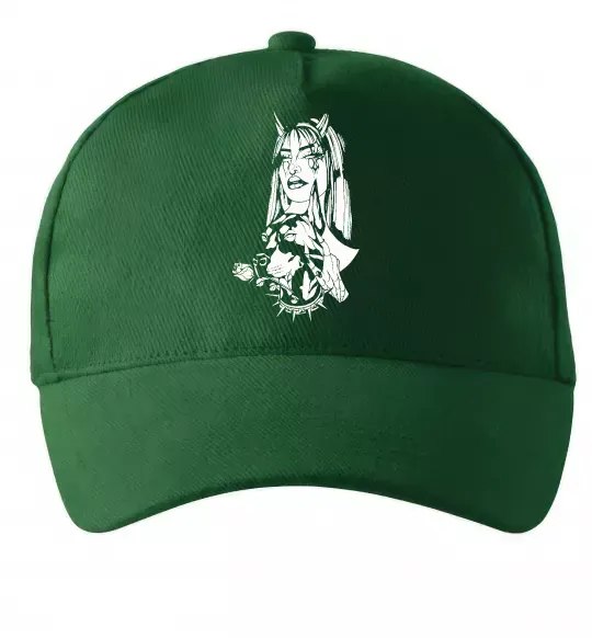 Кепка Doberman girl Темно-зелений фото