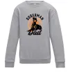 Детский Свитшот Doberman dad Серый меланж фото