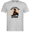 Чоловіча футболка Doberman dad Сірий Чоловіча футболка Doberman dad Сірий фото