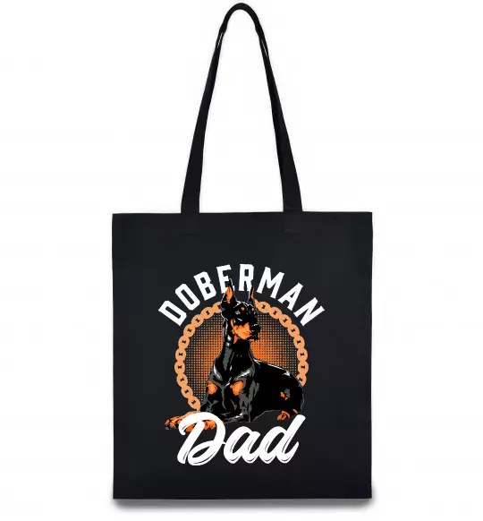 Эко-сумка Doberman dad Черный фото