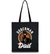 Эко-сумка Doberman dad Черный фото