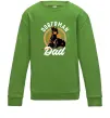 Детский Свитшот Doberman dad Лаймовый фото