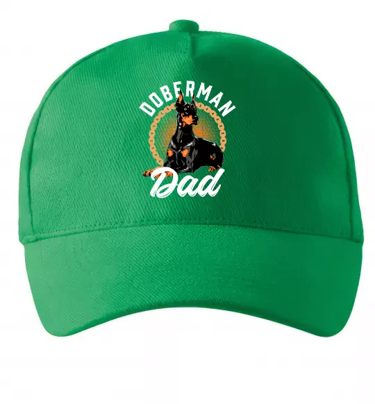 Кепка Doberman dad Зеленый фото