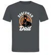 Чоловіча футболка Doberman dad Графіт Чоловіча футболка Doberman dad Графіт фото