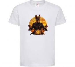 Детская футболка Doberman biker