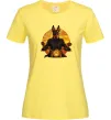 Женская футболка Doberman biker Лимонный фото