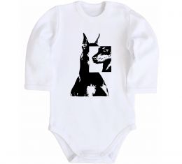 Детский боди Doberman art Детский боди Doberman art