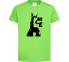 Детская футболка Doberman art Лаймовый Детская футболка Doberman art Лаймовый фото