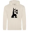 Мужская толстовка (худи) Doberman art Таш фото